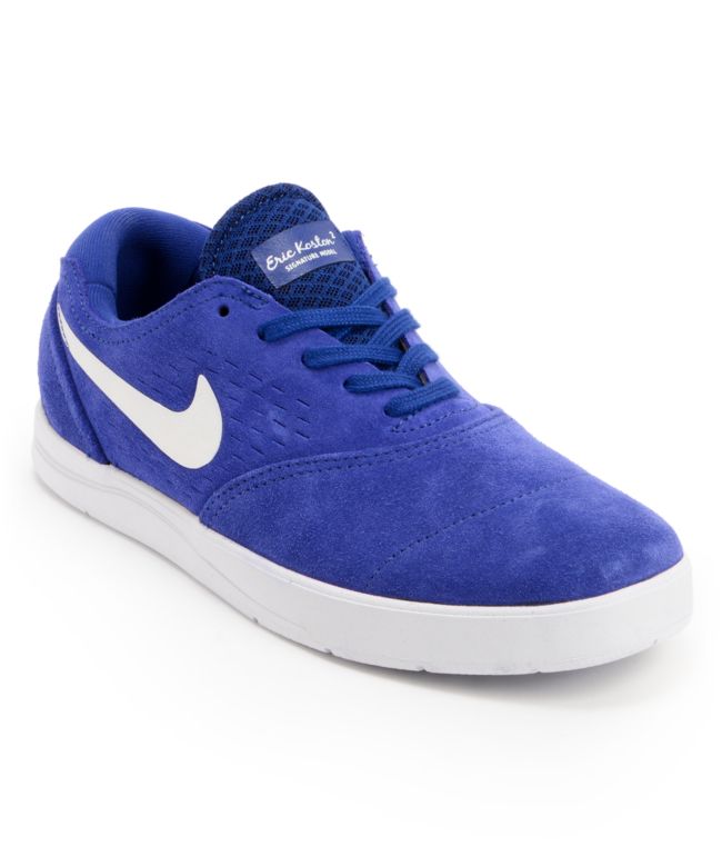 blue nike skate shoes